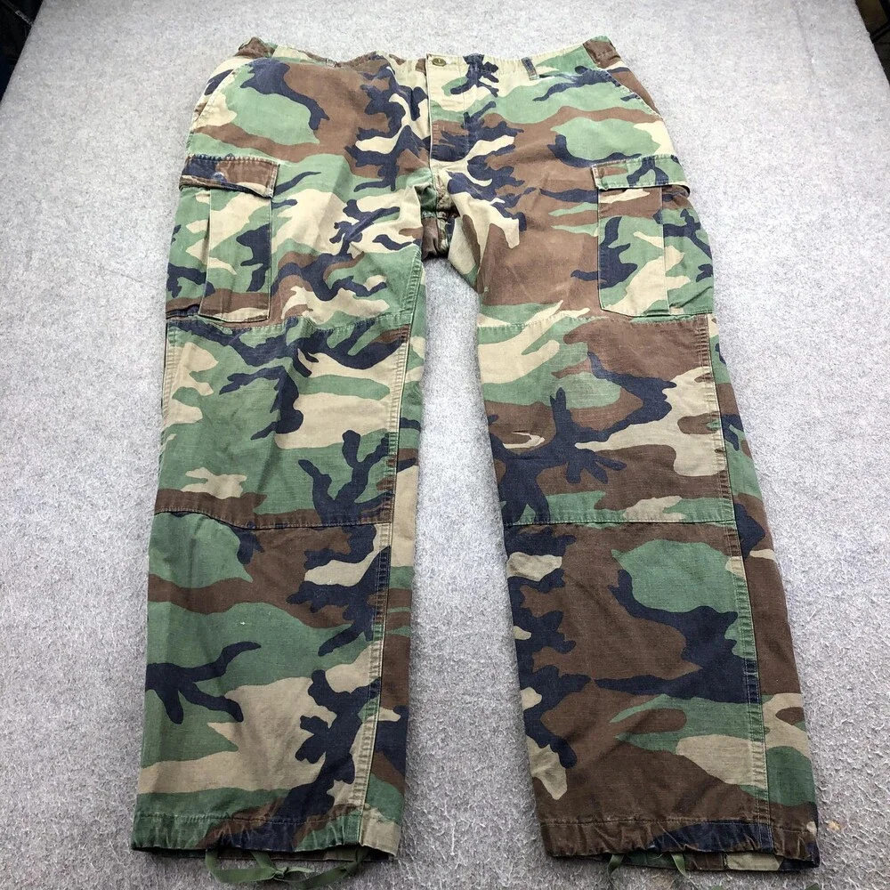 Propper Pants Mens XL Regular Woodland Cargo Relaxed Adjustable Waist Workwear